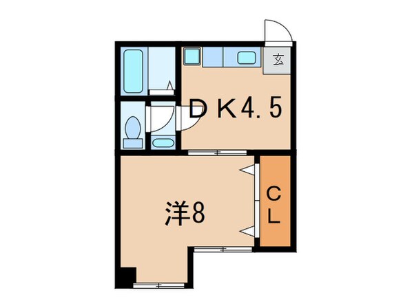 ヴィラ清水の物件間取画像